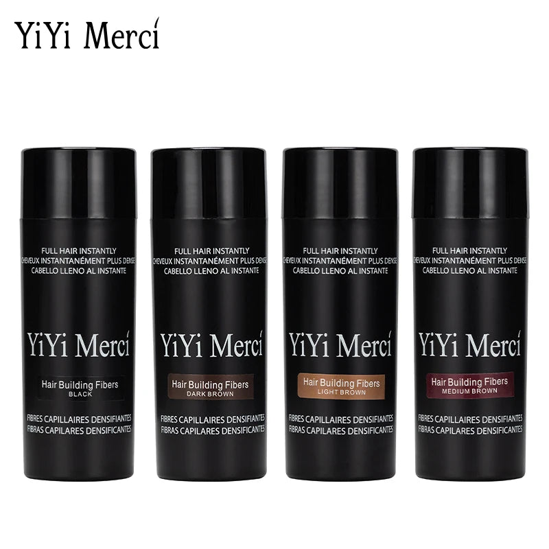 New 2025 Hair Fibers Keratin Thickening Spray Hair Building Fibers 27.5G Instant Hair Building Powders Concealer